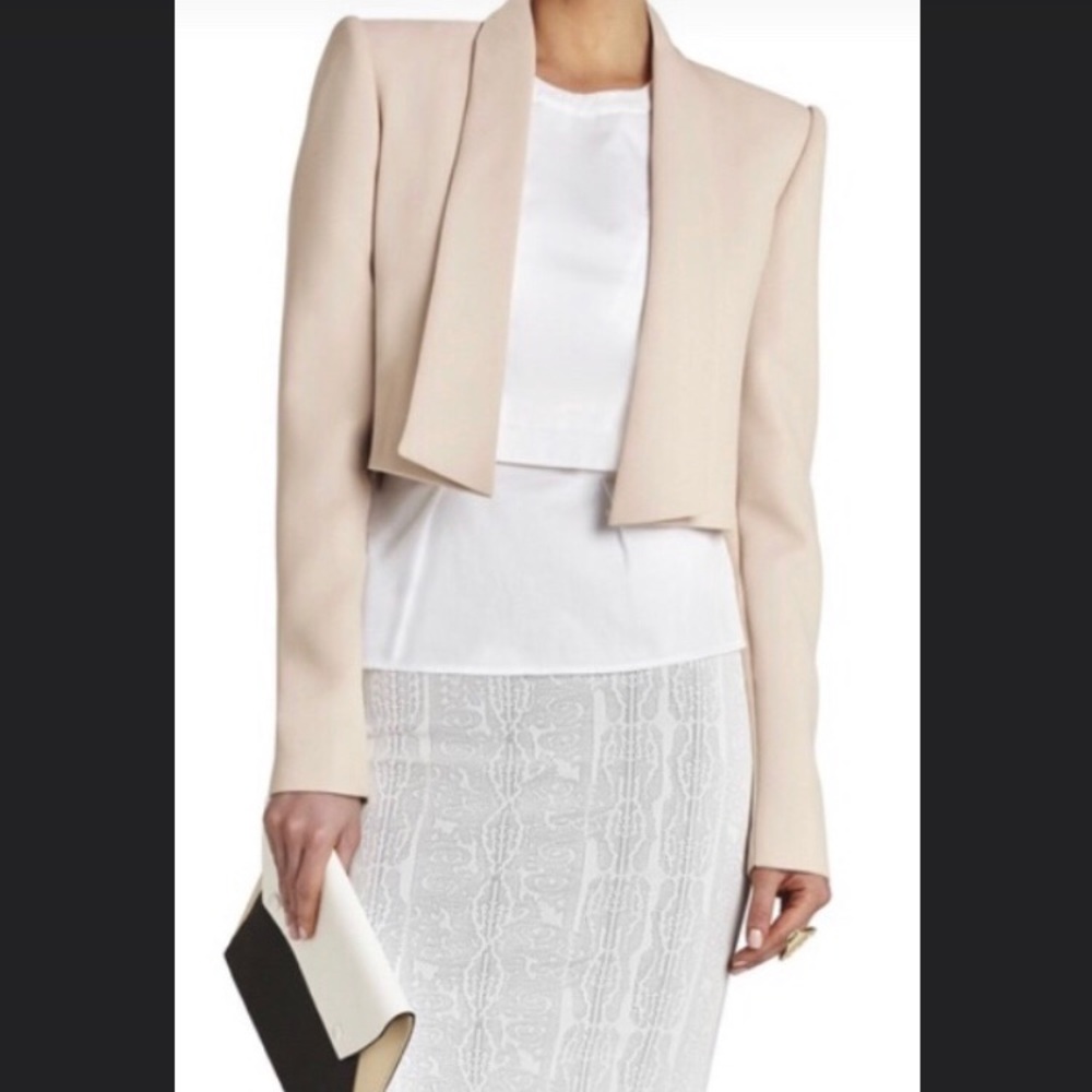 NWT BCBG MAXAZRIA Cropped Emmerson Blazer Sz Small